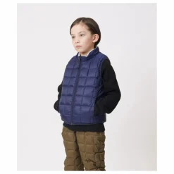 Taion Doudoune Sans Manches Réversible Duvet Véritable ||Enfant Manteaux, Blousons