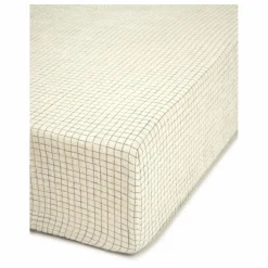 Nobodinoz Drap-housse Blue Grid ||Enfant Linge De Lit Enfant