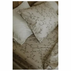 Clearance garbo&friends Drap-housse Botany en percale de coton | Vert