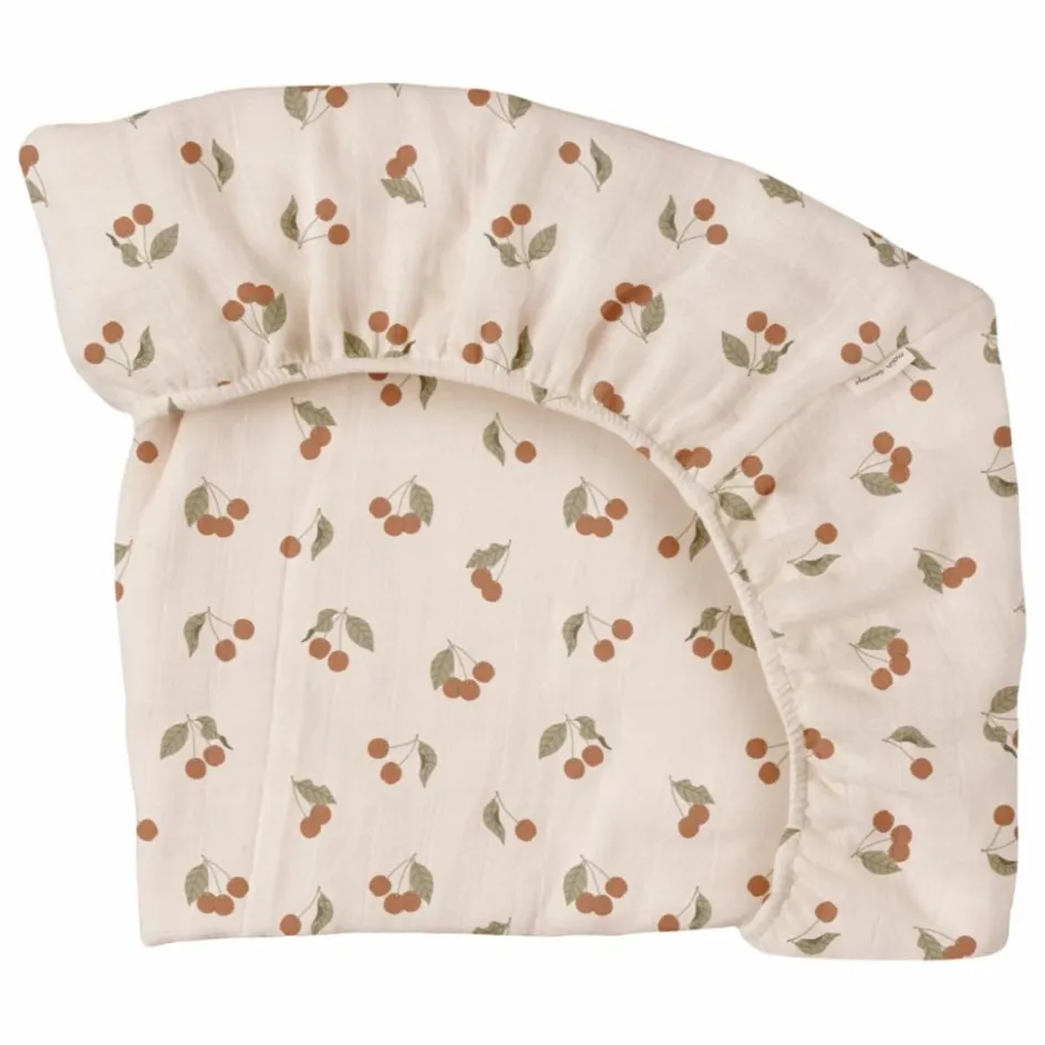 Main Sauvage Drap-housse Cherry || Linge De Lit Bébé|Linge De Lit Bébé