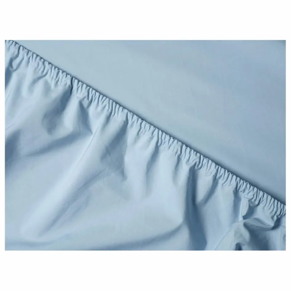 Clearance Suite 702 Drap-housse en percale organique | Bleu ciel