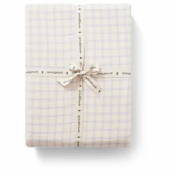 garbo&friends Drap-housse Gingham Sky ||Enfant Linge De Lit Bébé|Linge De Lit Bébé