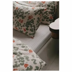 garbo&friends Drap-housse Gingham Sky ||Enfant Linge De Lit Bébé|Linge De Lit Bébé