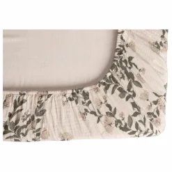 Online Drap-housse Honeysuckle en mousseline de coton | Enfant Linge De Lit Bébé|Linge De Lit Bébé
