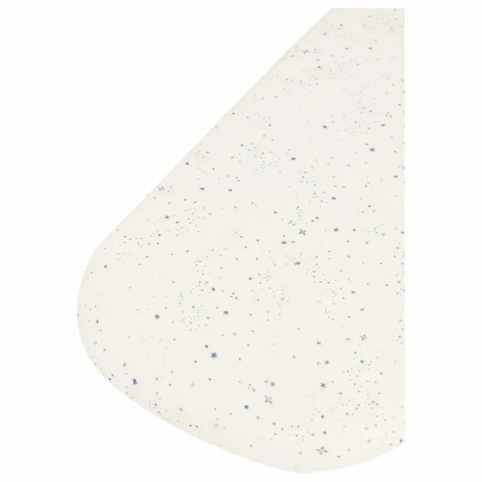 Nobodinoz Drap-housse pour berceau Wabi Sabi Milky Way || Linge De Lit Bébé|Linge De Lit Bébé