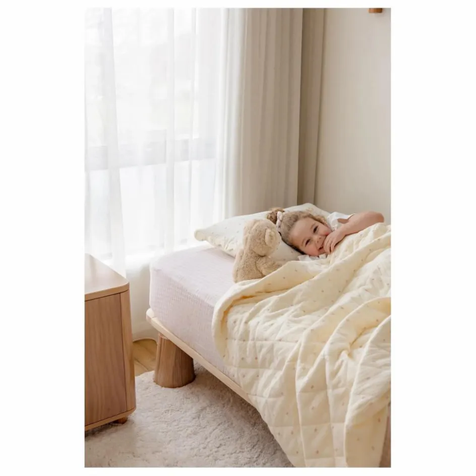 Outlet Soft Spot Drap-housse Rosewater en coton bio | Rose pâle