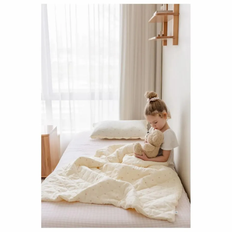 Outlet Soft Spot Drap-housse Rosewater en coton bio | Rose pâle