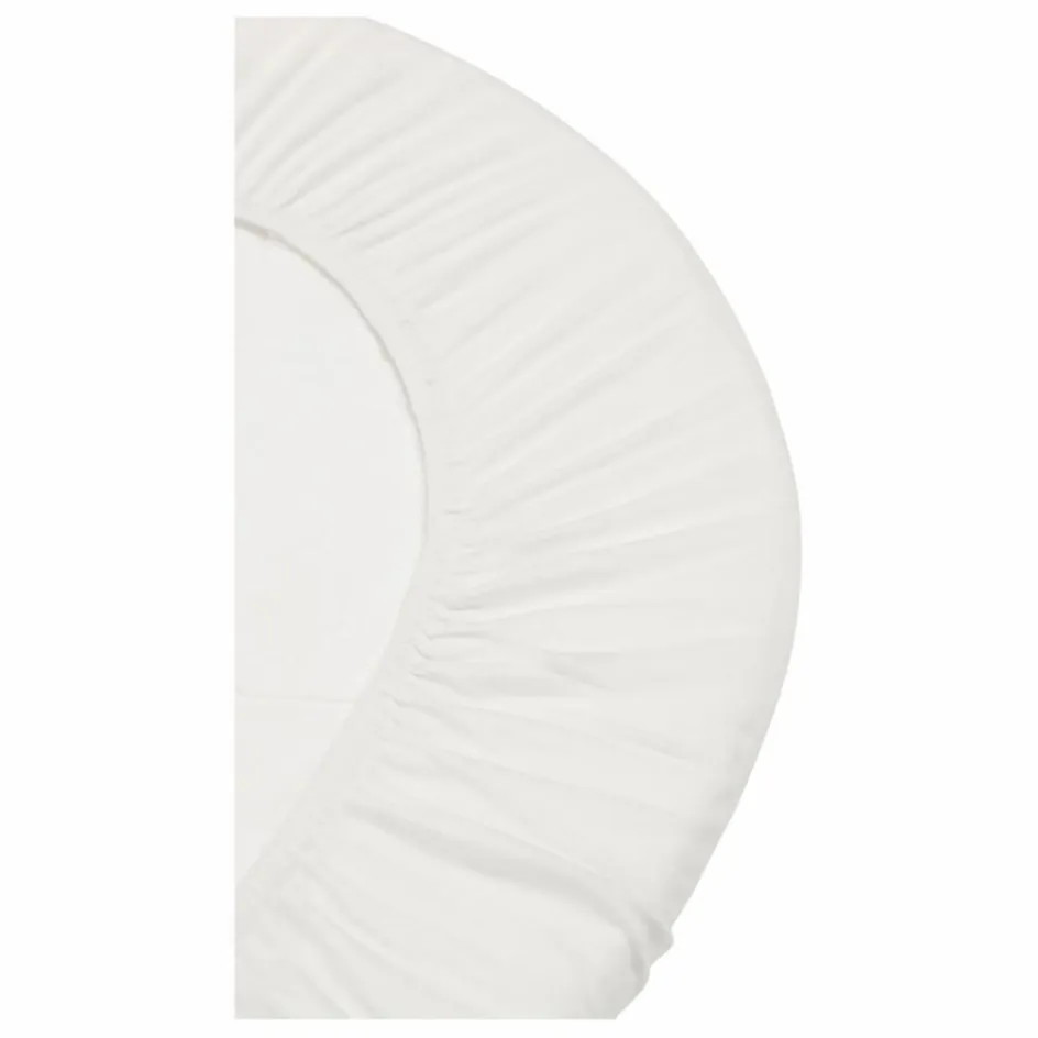 Clearance Leander Draps-housses en coton bio - Set de 2 | Blanc
