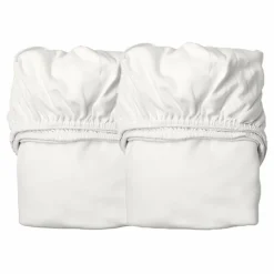 Leander Draps-housses pour berceau en coton bio - Set de 2 || Linge De Lit Bébé|Linge De Lit Bébé