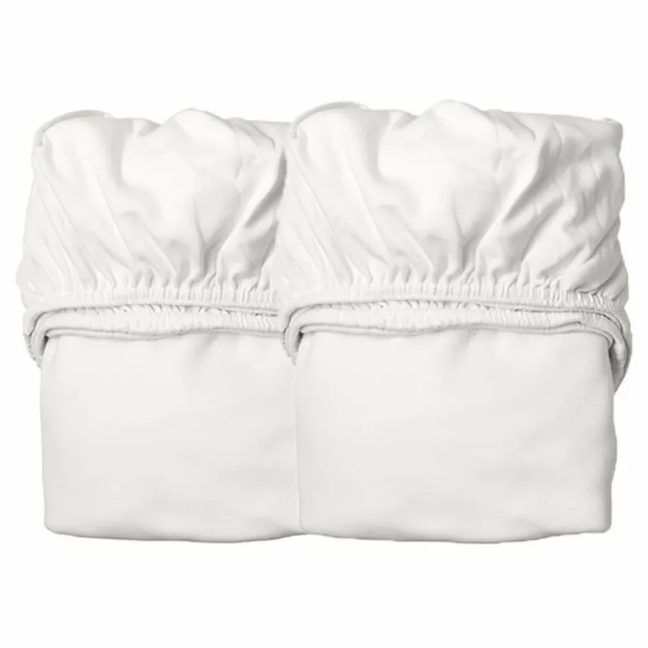Leander Draps-housses pour berceau en coton bio - Set de 2 || Linge De Lit Bébé|Linge De Lit Bébé