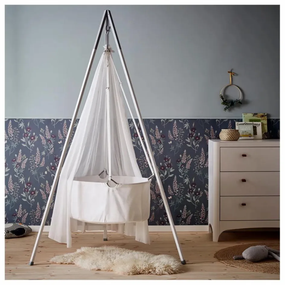 Leander Draps-housses pour berceau en coton bio - Set de 2 || Linge De Lit Bébé|Linge De Lit Bébé