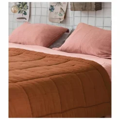 New The Socialite Family Édredon Nido en gaze de coton | Marron
