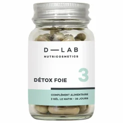 D-LAB NUTRICOSMETICS Détox Foie Complément alimentaire - 1 mois| Compléments Alimentaires