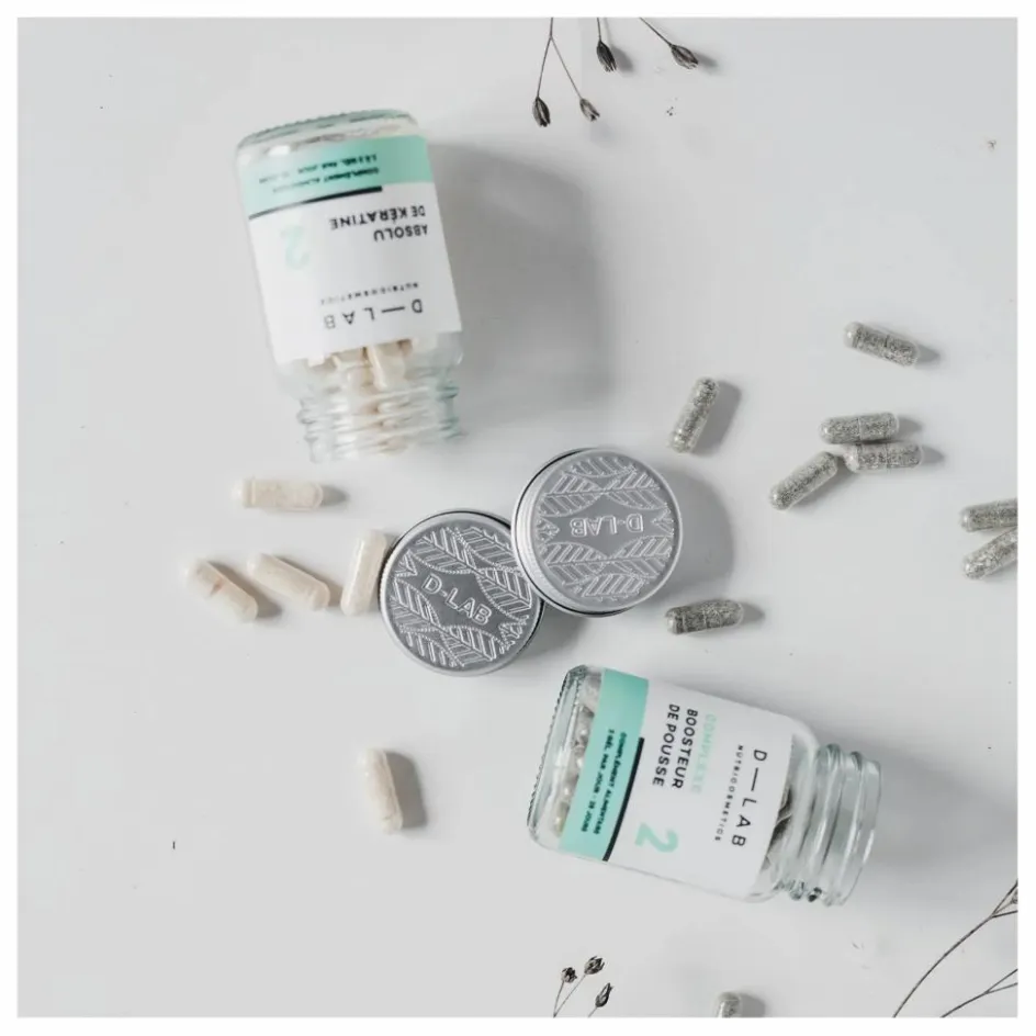 Best D-LAB NUTRICOSMETICS Duo Nutrition-Capillaire - 1 mois Non teinté
