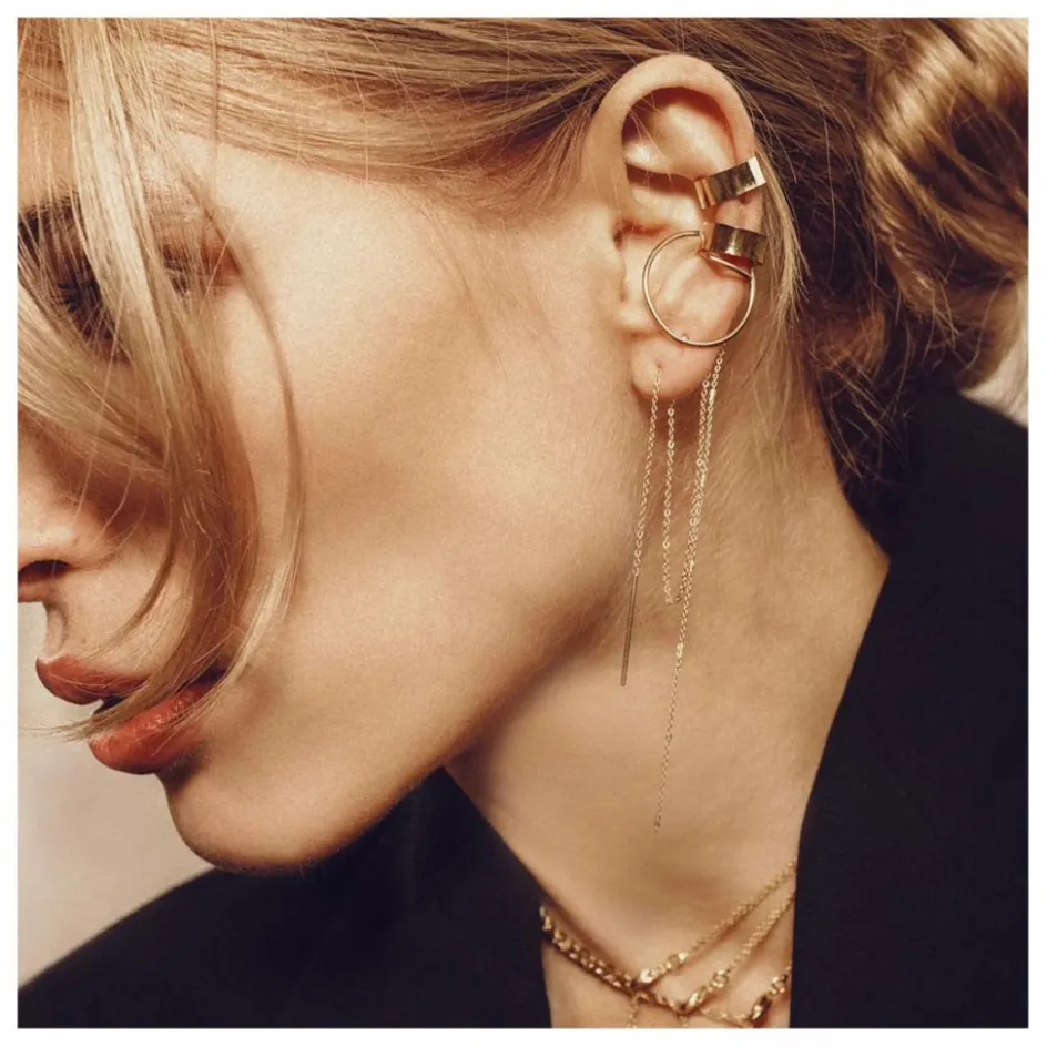 Femme April Please Boucles D'Oreilles*Earcuff Emile |