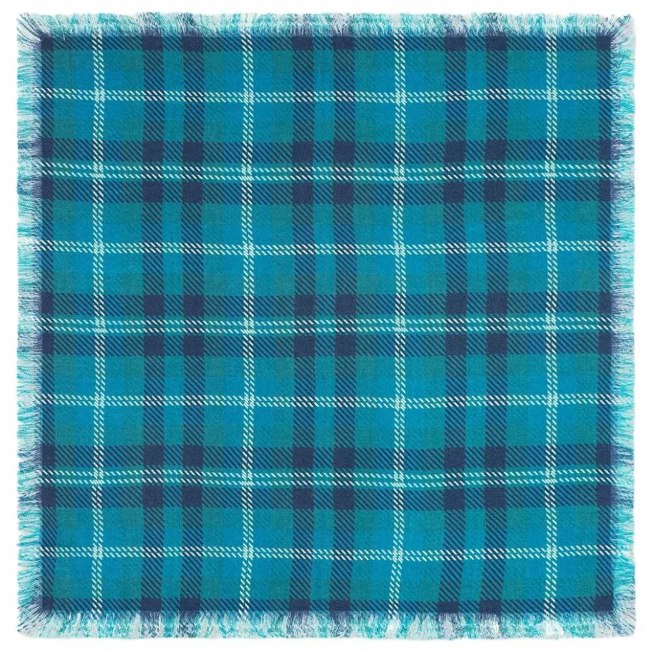 Bompard Echarpe Mini Carré Tartan Cachemire ||Femme Écharpes, Foulards