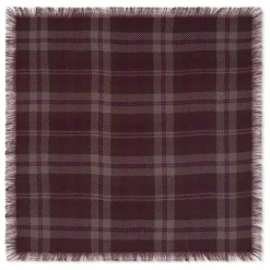 Bompard Echarpe Mini Carré Tartan Cachemire ||Femme Écharpes, Foulards