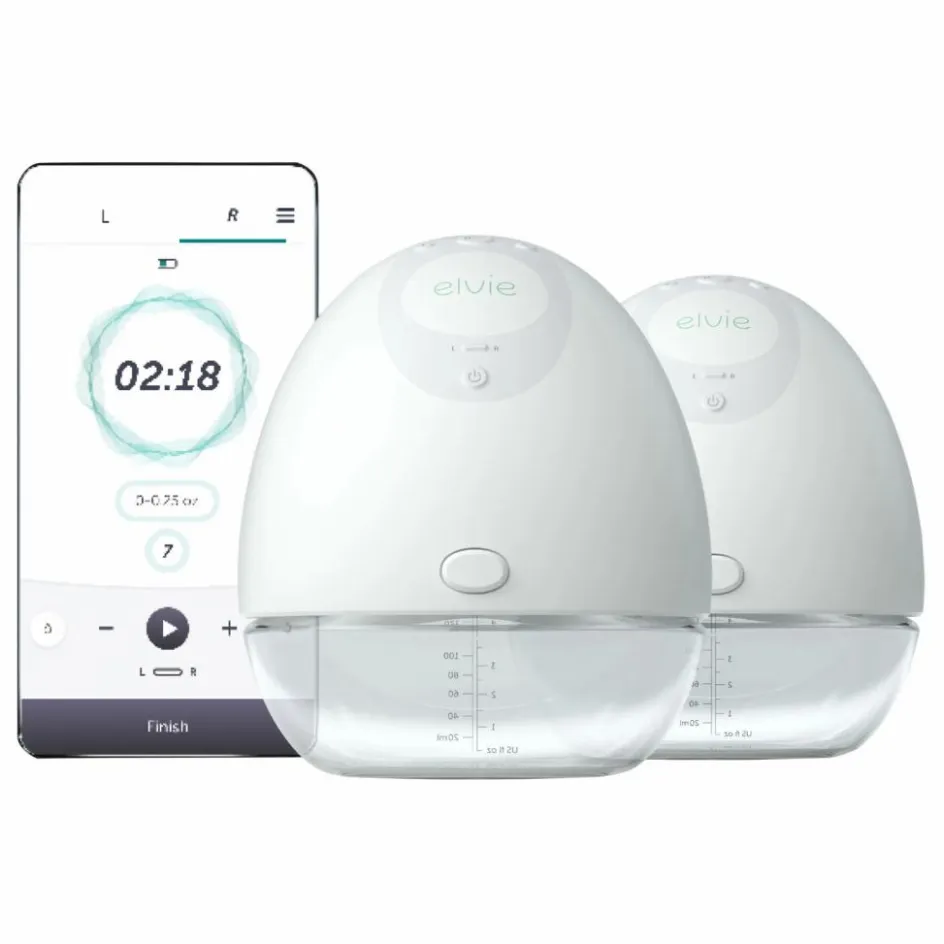 Hot elvie Pump - Tire lait électrique double Blanc