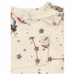 New Konges Sløjd Ensemble Body et Pantalon Lunes Coton Bio | Ecru
