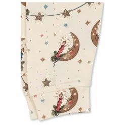New Konges Sløjd Ensemble Body et Pantalon Lunes Coton Bio | Ecru