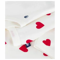 Petit Bateau Ensemble Body et Pyjama 2 Pièces Cœurs Coton Bio || Pyjamas, Sous-Vêtements|Pyjamas Et Bodies