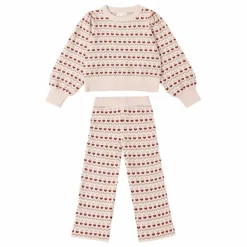 Discount Ensemble Pull et Pantalon Ruby Hearts | Enfant Robes, Combinaisons