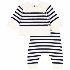 Petit Bateau Bodies, Combinaisons|Combinaisons Et Bodies*Ensemble Pull et Pantalon Marinière Laine |