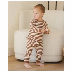 Quincy Mae Ensemble Pull et Pantalon Rayé Bamboo ||Enfant Combinaisons|Robes, Combinaisons