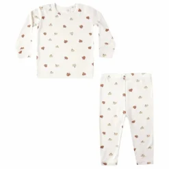 Sale Quincy Mae Ensemble Pyjama Citrouilles | Ecru