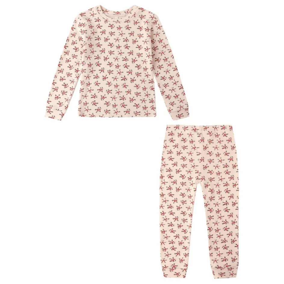 Rylee + Cru Ensemble Pyjama Holly Berry Coton Bio ||Enfant Nuit, Sous-Vêtements|Robes, Combinaisons