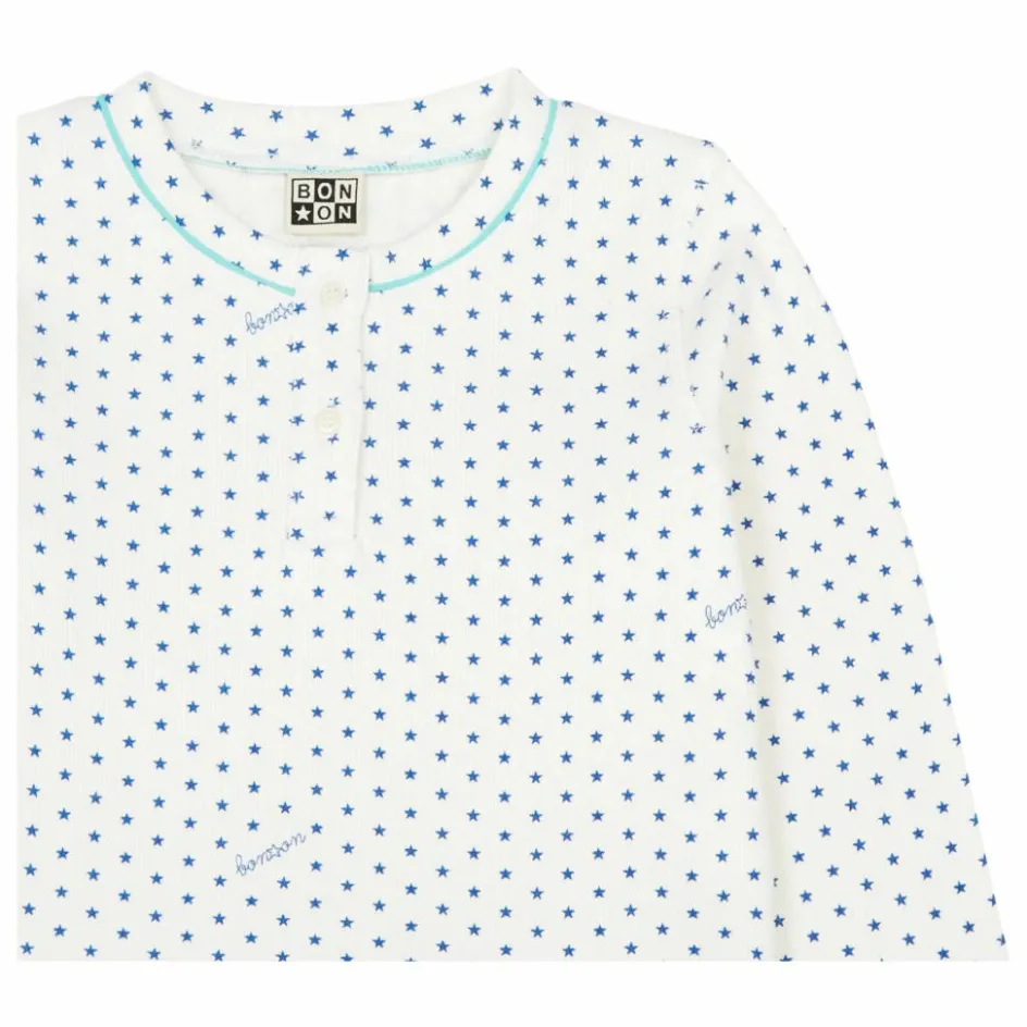 New Bonton Ensemble Pyjama Jersey Etoiles Tudor - Collection No Sleep Club | Bleu