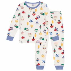 Enfant Petit Bateau Nuit, Sous-Vêtements|Nuit, Sous-Vêtements*Ensemble Pyjama Molleton Noël |
