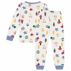 Enfant Petit Bateau Nuit, Sous-Vêtements|Nuit, Sous-Vêtements*Ensemble Pyjama Molleton Noël |