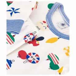 Enfant Petit Bateau Nuit, Sous-Vêtements|Nuit, Sous-Vêtements*Ensemble Pyjama Molleton Noël |