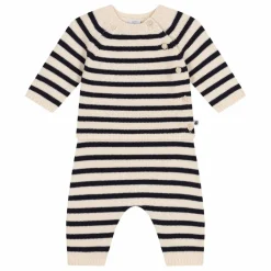 Petit Bateau Bodies, Combinaisons|Combinaisons Et Bodies*Ensemble Rayé Laine |