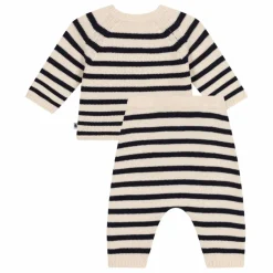 Petit Bateau Bodies, Combinaisons|Combinaisons Et Bodies*Ensemble Rayé Laine |
