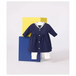 Clearance Ensemble Robe Col Vareuse et Legging Coton Bio | Bodies, Combinaisons|Combinaisons Et Bodies