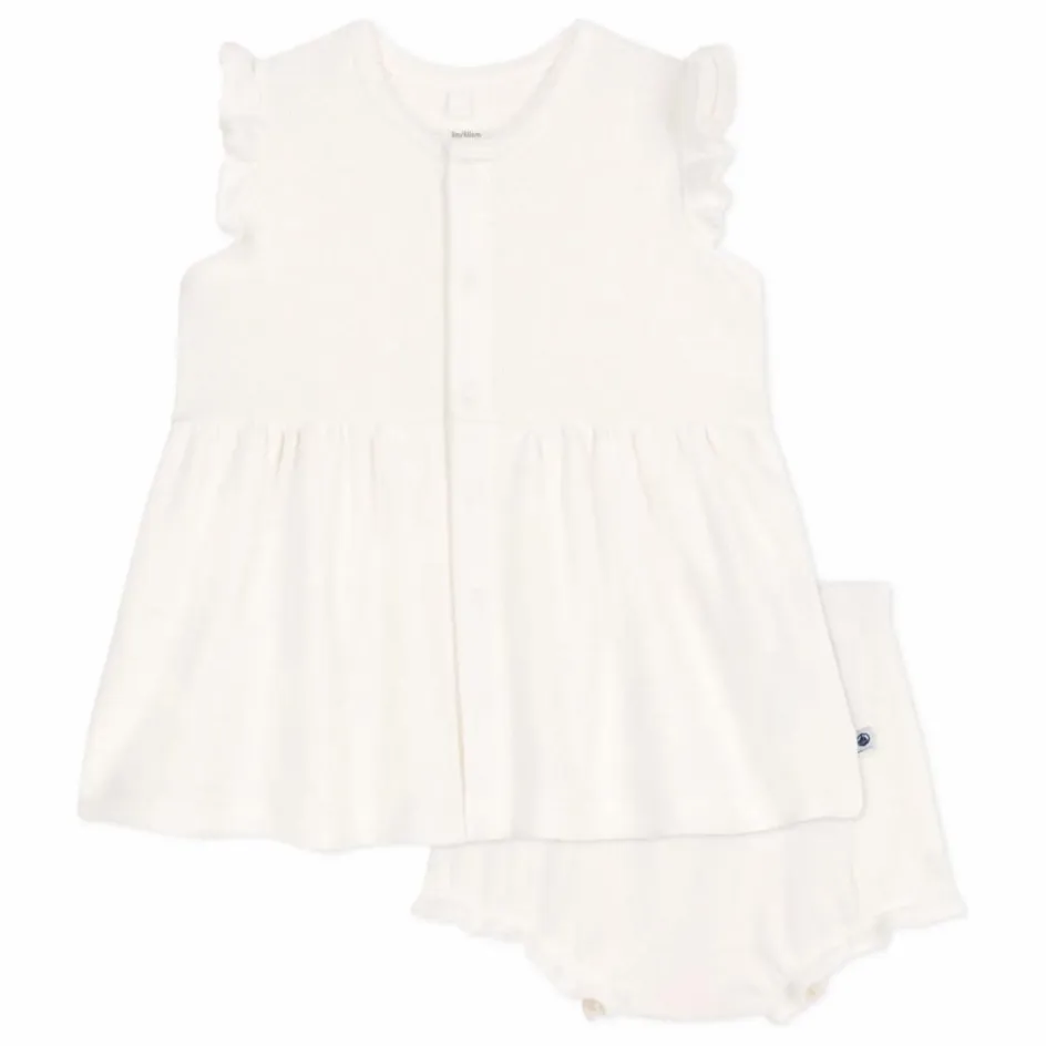 Petit Bateau Ensemble Robe et Bloomer Baobab Coton Bio || Combinaisons Et Bodies|Bodies, Combinaisons