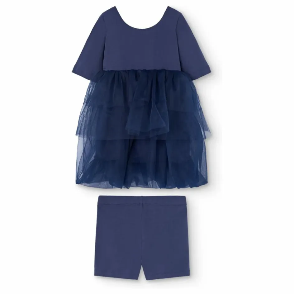 Outlet Ensemble Robe et Cycliste Peacock | Enfant Combinaisons Et Bodies|Bodies, Combinaisons