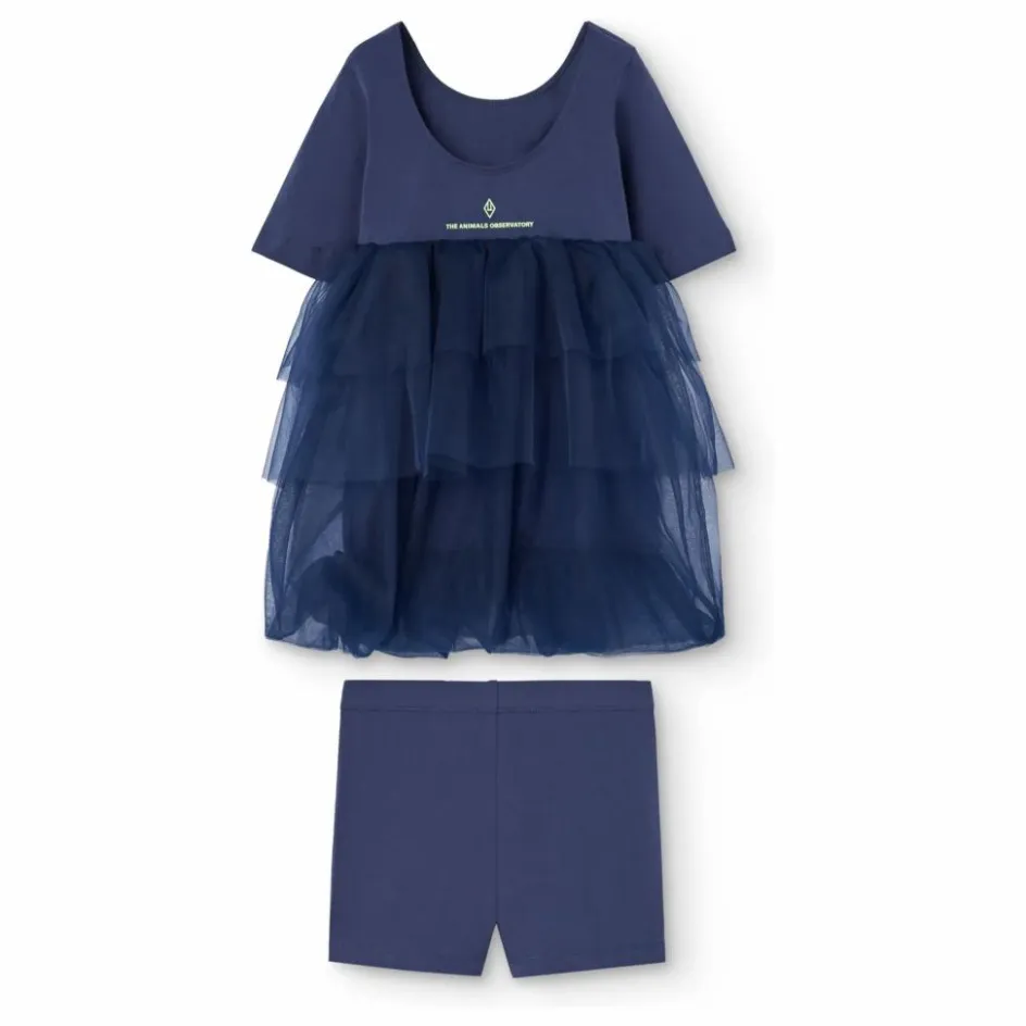 Outlet Ensemble Robe et Cycliste Peacock | Enfant Combinaisons Et Bodies|Bodies, Combinaisons