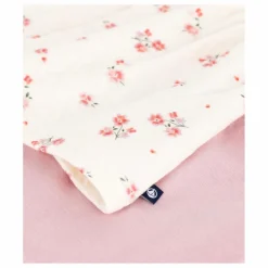 Online Petit Bateau Ensemble Robe et Legging Fleurs Coton Bio | Rose