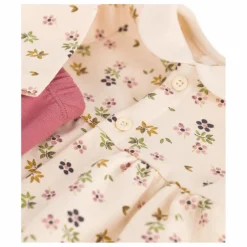 Discount Petit Bateau Ensemble Robe et Leggings Fleurs | Beige