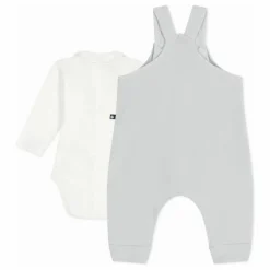 Petit Bateau Bodies, Combinaisons|Bodies, Combinaisons*Ensemble Salopette et Body Ours Coton Bio |