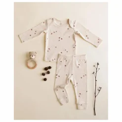 Outlet Ensemble Top et Leggings Côtelé Noisettes Coton Bio | Enfant Combinaisons|Robes, Combinaisons