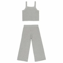 Enfant Rylee + Cru Robes, Combinaisons*Ensemble Top et Pantalon Pointelle |