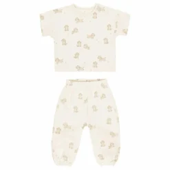 Outlet Quincy Mae Ensemble T-shirt et Pantalon | Ecru