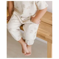 Outlet Quincy Mae Ensemble T-shirt et Pantalon | Ecru