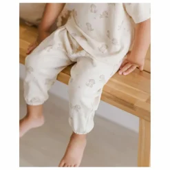 Outlet Quincy Mae Ensemble T-shirt et Pantalon | Ecru