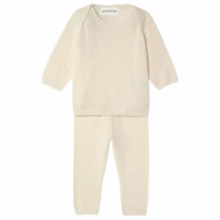 Discount Bompard Ensemble T-shirt et Pantalon Pointelle Cachemire | Crème