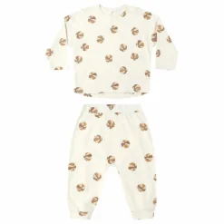 New Rylee + Cru Ensemble T-shirt et Pantalon Basketball | Ivoire